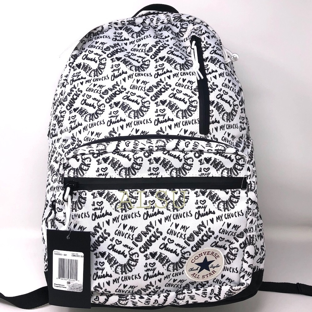 Converse Women’s Go Backpack I 🖤 my chucks - Picture 2 of 7